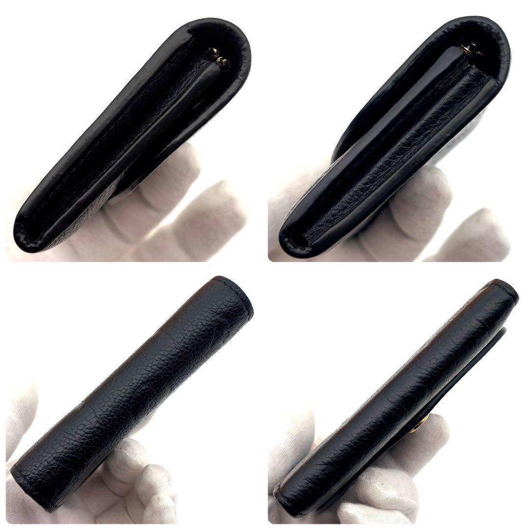 【IC 極美品】ルイヴィトン　アンプラント　ロザリ　黒　財布