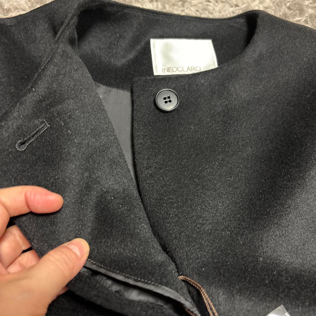 m*a様 新品！INEDCLARO カシミア100%コート Sサイズ