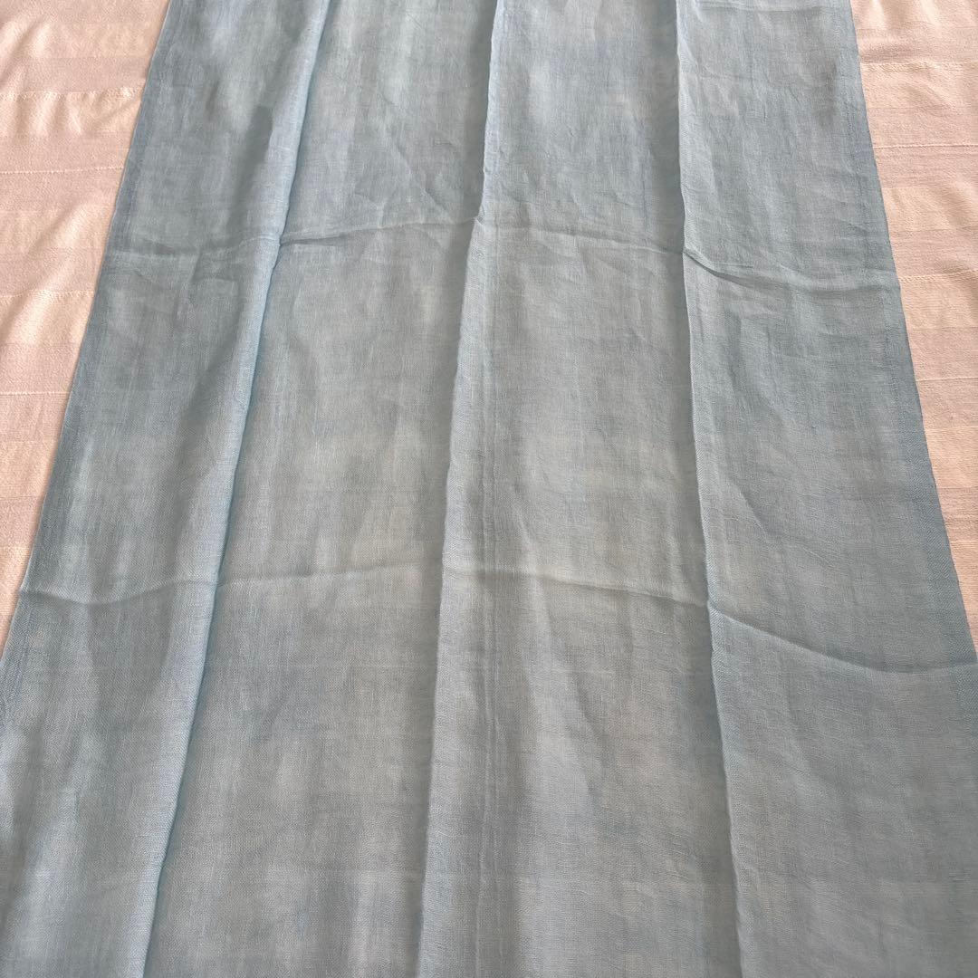 イタリア製　ETRO リネン　大判ストール　LINO FLAX エトロ　麻