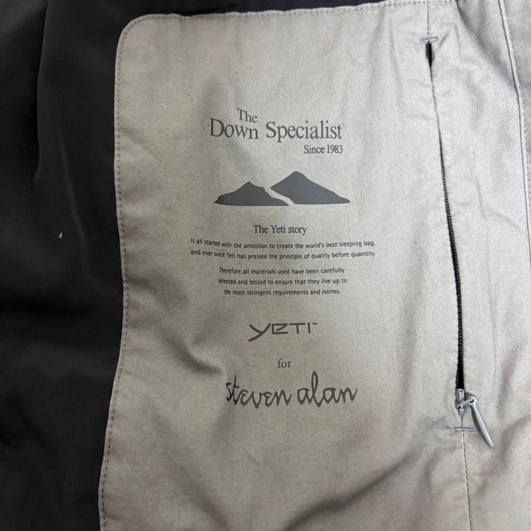 Yeti × Steven Alan DOWN SHIRT JACKET ダウン