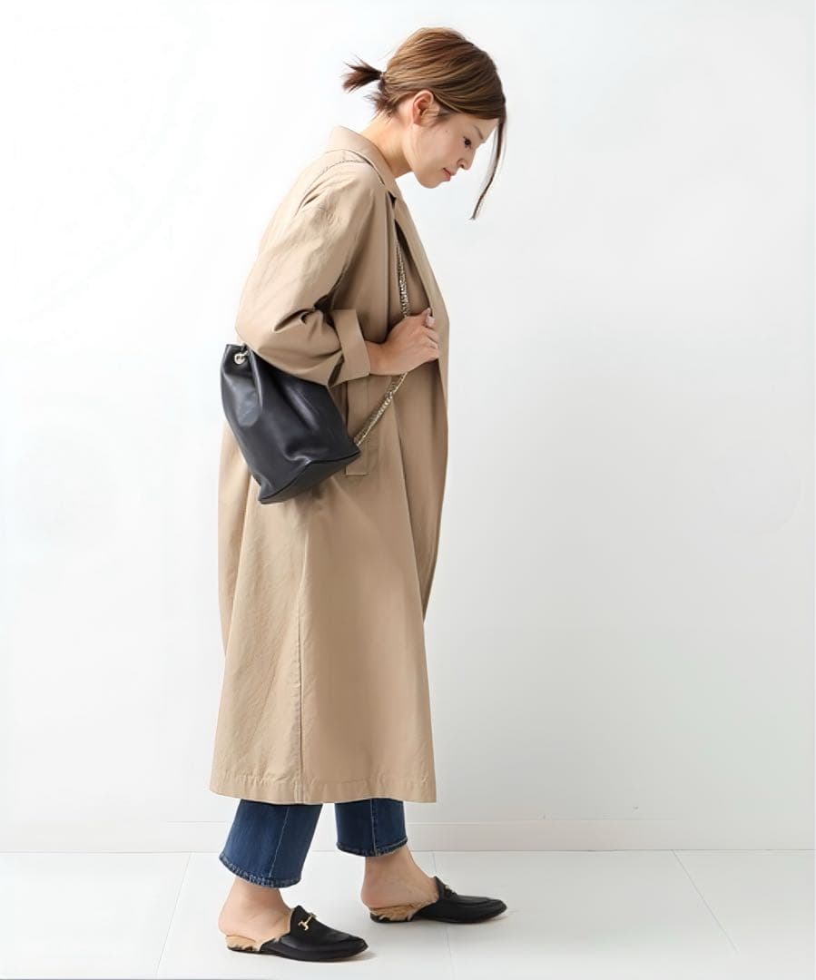 未使用 Deuxieme Classe FINX ギャバオーバーコート◆