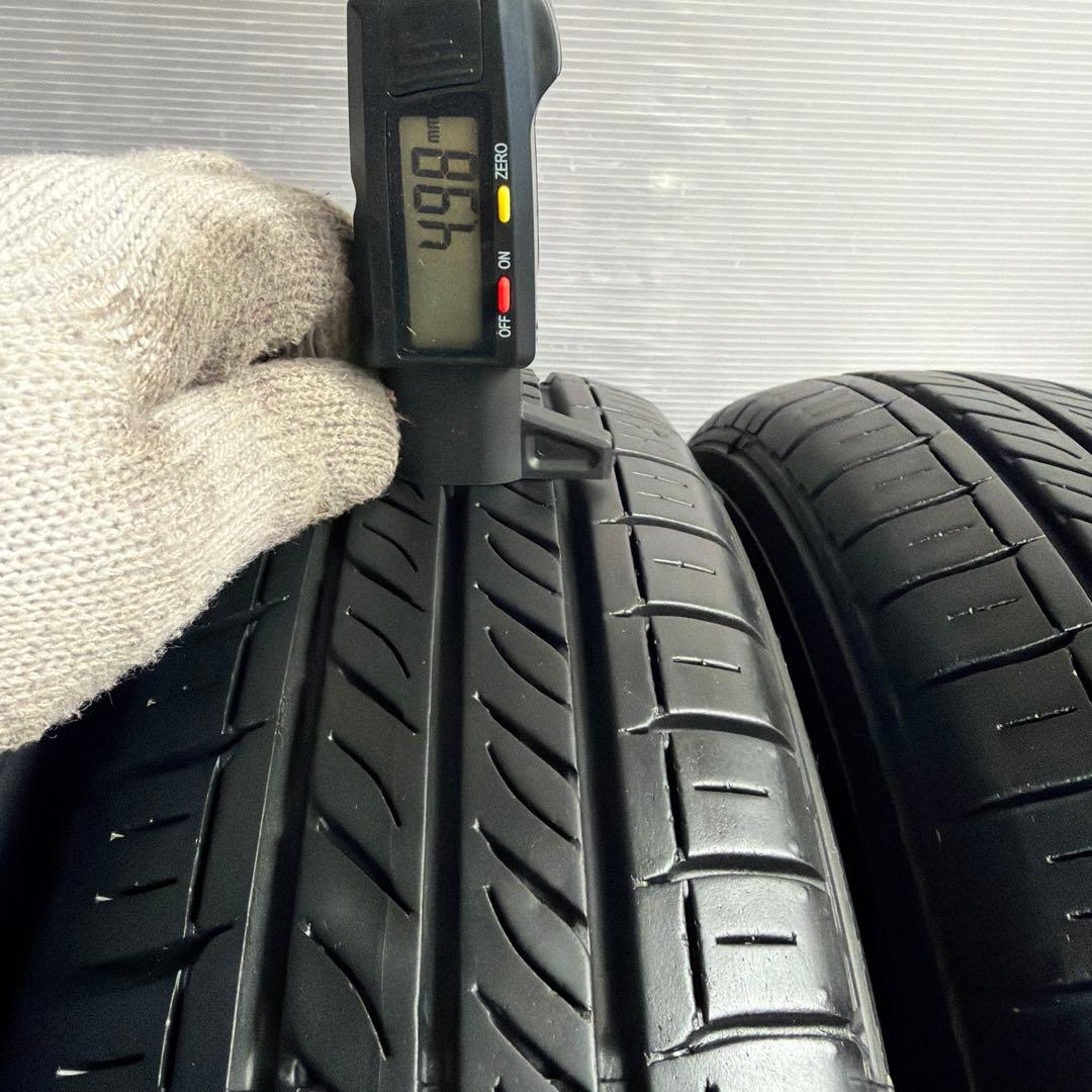 送料無料◆145/80R13/夏4本/残溝約5㎜/製造2019年/ダンロップ