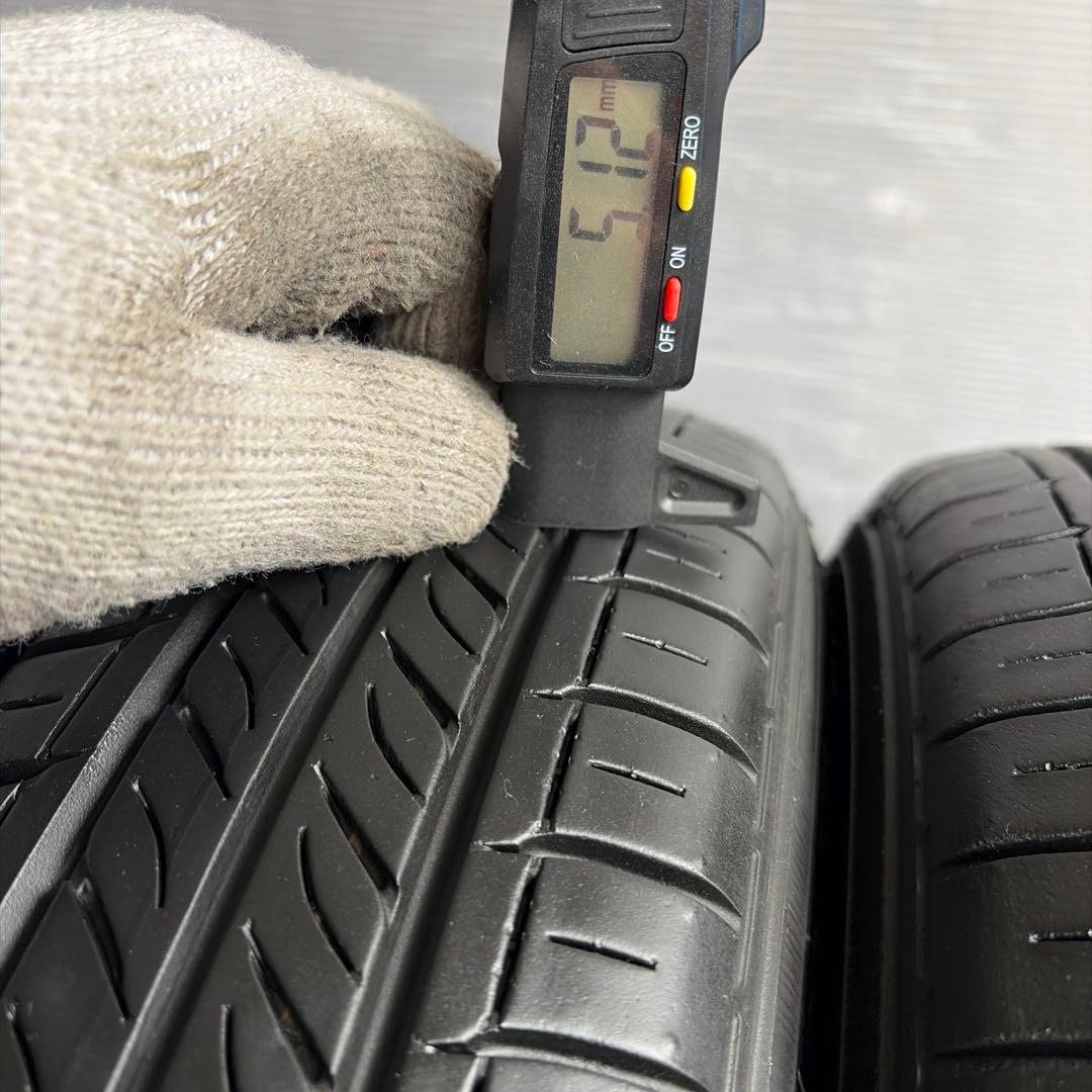 送料無料◆145/80R13/夏4本/残溝約5㎜/製造2019年/ダンロップ