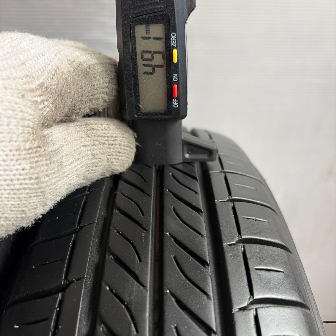 送料無料◆145/80R13/夏4本/残溝約5㎜/製造2019年/ダンロップ
