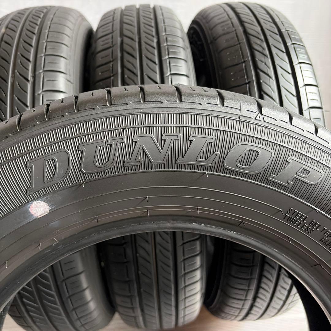 送料無料◆145/80R13/夏4本/残溝約5㎜/製造2019年/ダンロップ