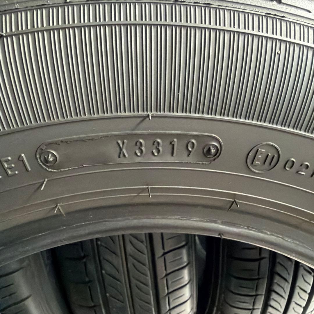 送料無料◆145/80R13/夏4本/残溝約5㎜/製造2019年/ダンロップ