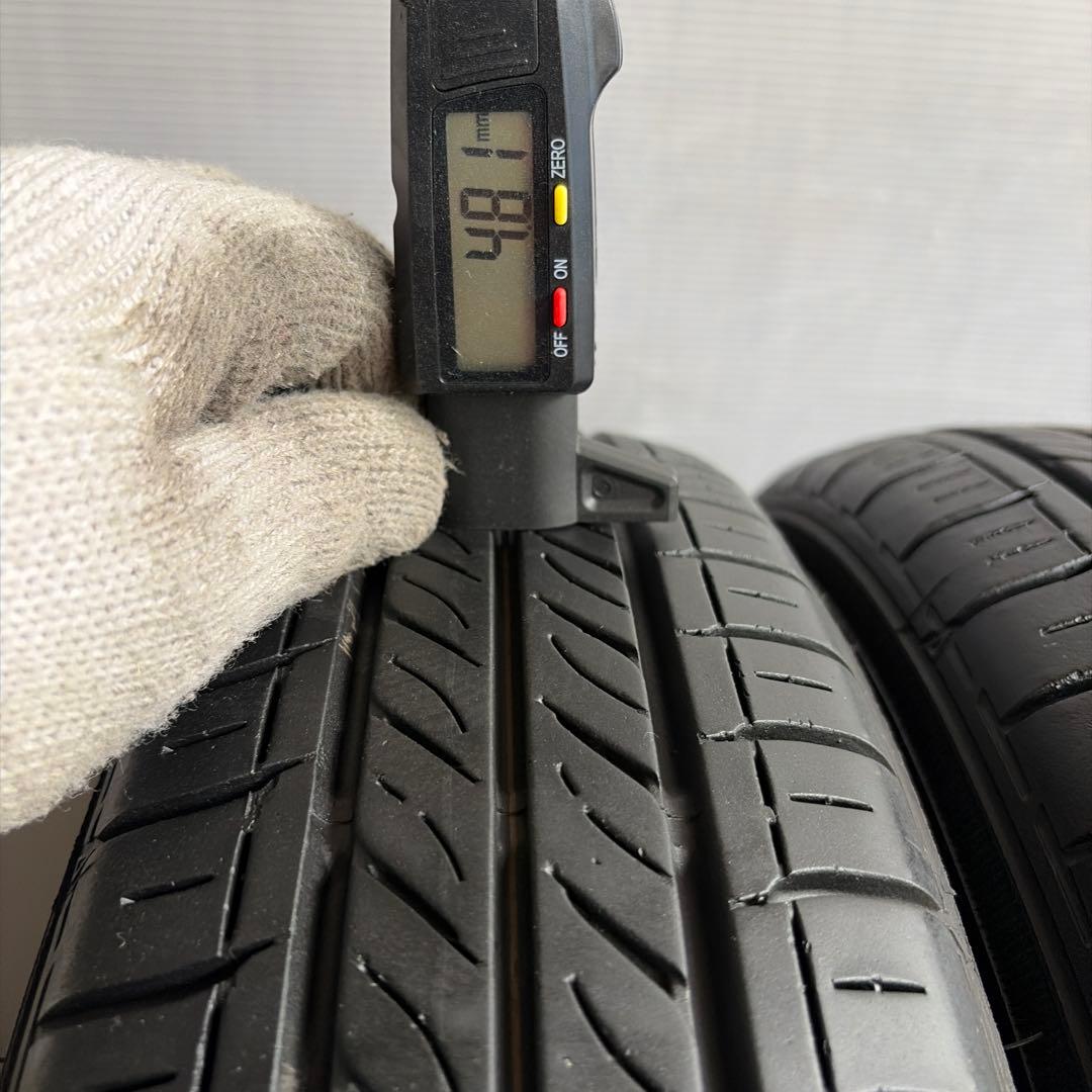 送料無料◆145/80R13/夏4本/残溝約5㎜/製造2019年/ダンロップ