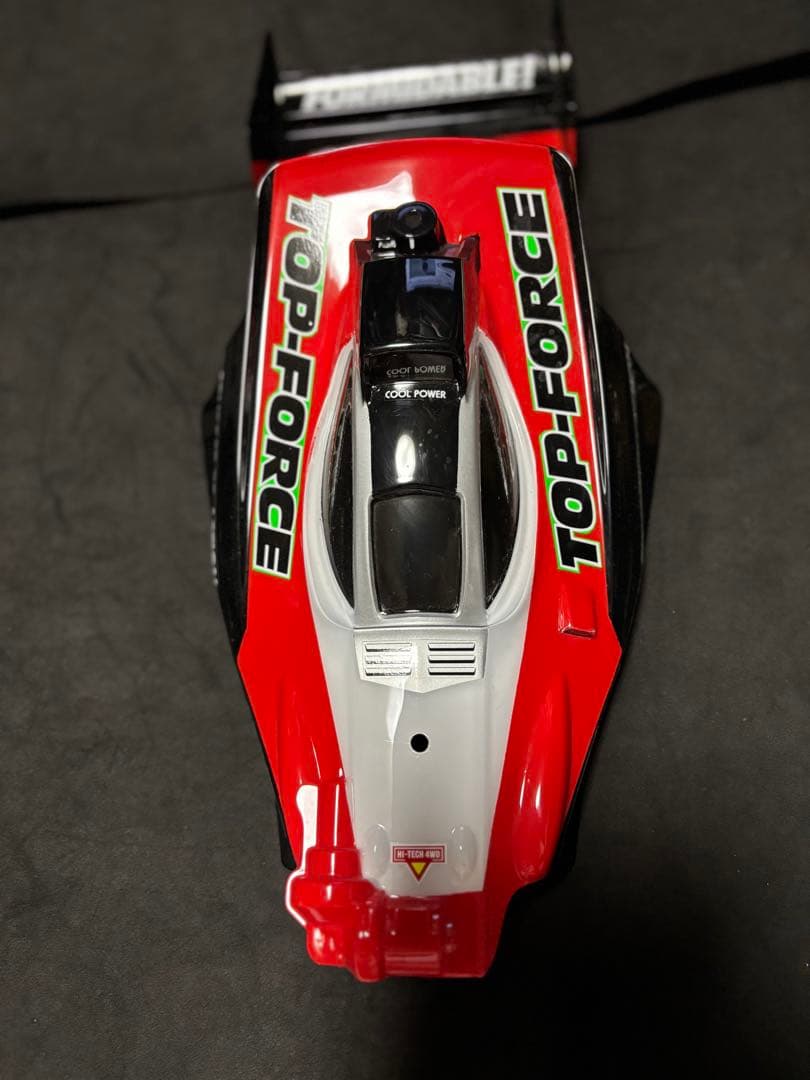 TAMIYA ホビーラジコン トップフォースボディ赤/黒