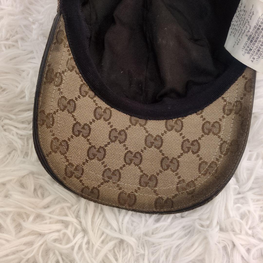 GUCCI グッチ シェリーライン GGキャンバス キャップ