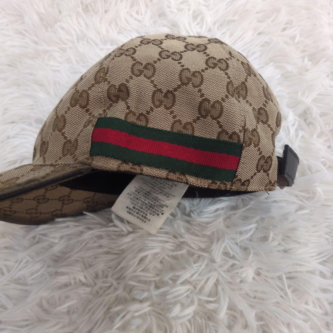 GUCCI グッチ シェリーライン GGキャンバス キャップ