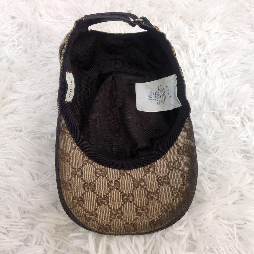 GUCCI グッチ シェリーライン GGキャンバス キャップ