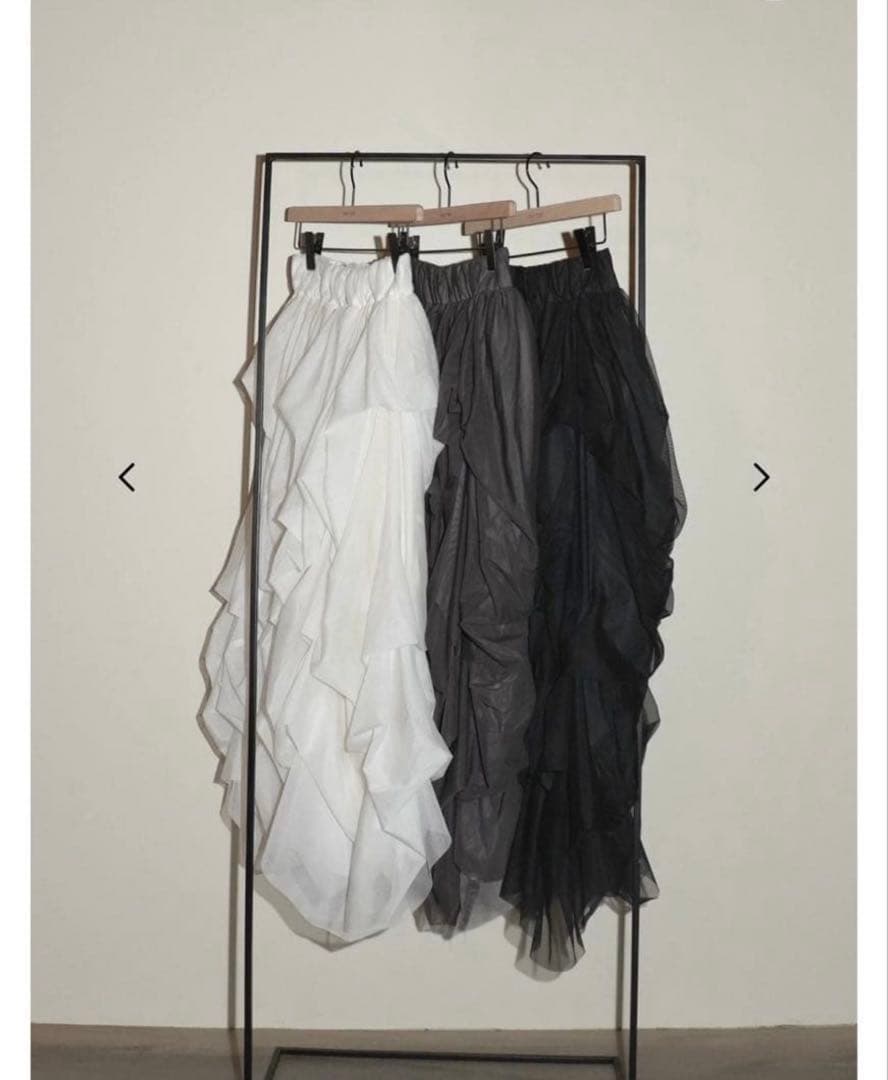 THE TOÉ IRIS TULLE SKIRT Black M