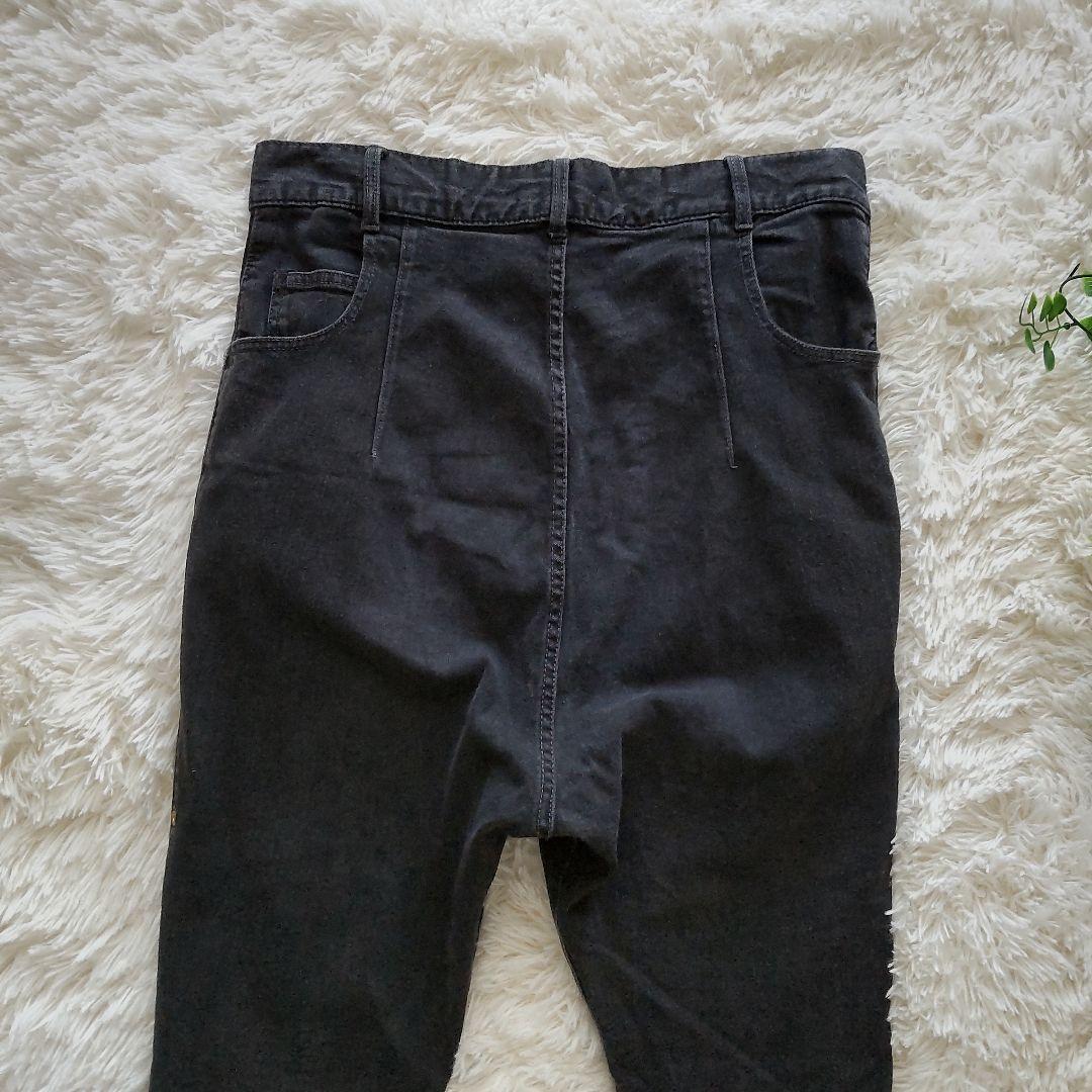 メルシーボークー mercibeaucoupうしろまえデニムパンツ4 XL