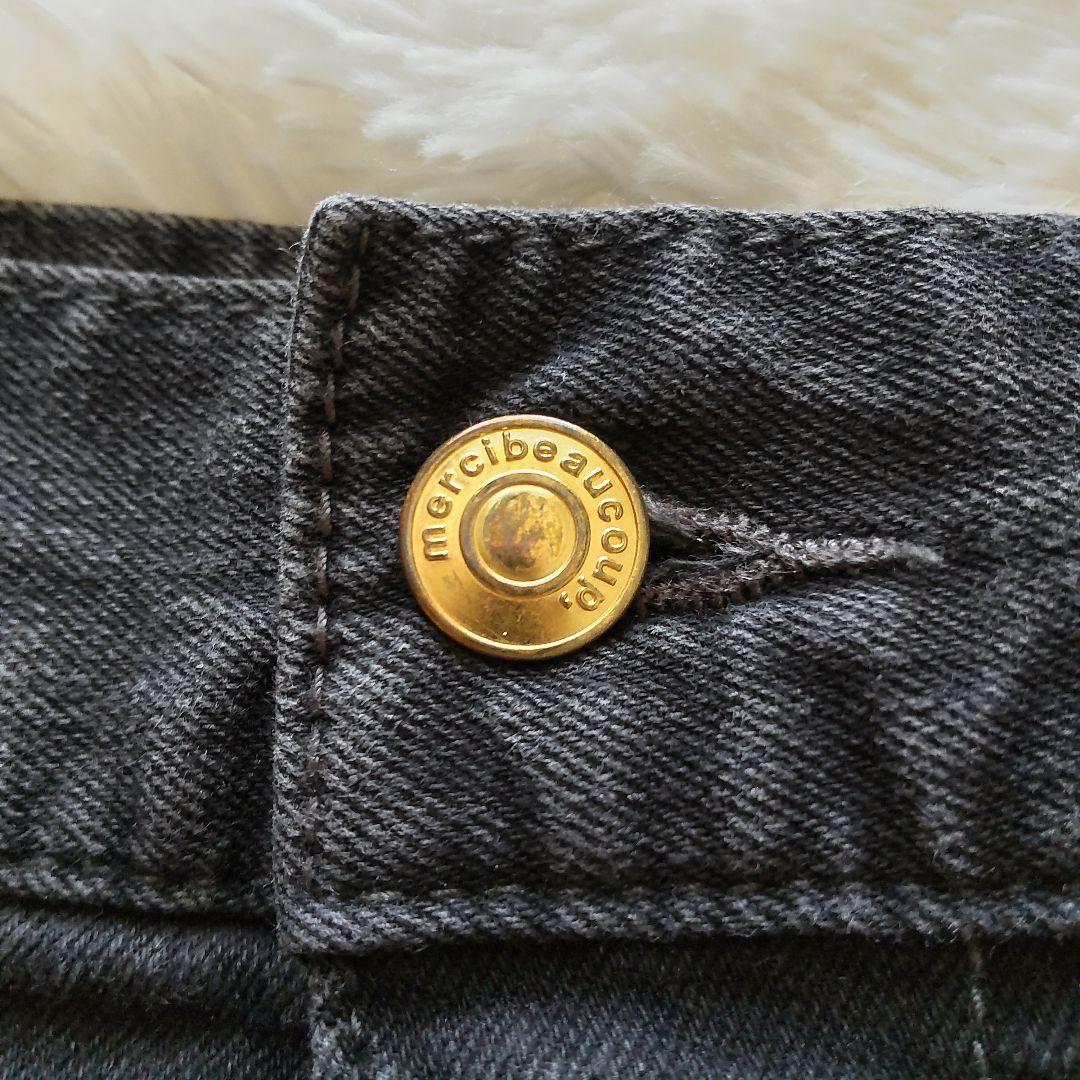 メルシーボークー mercibeaucoupうしろまえデニムパンツ4 XL