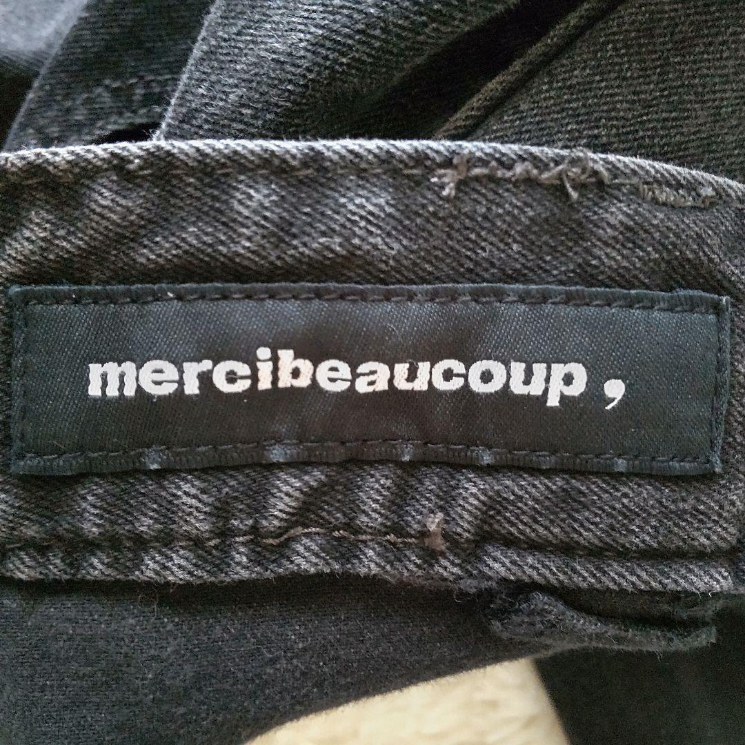メルシーボークー mercibeaucoupうしろまえデニムパンツ4 XL