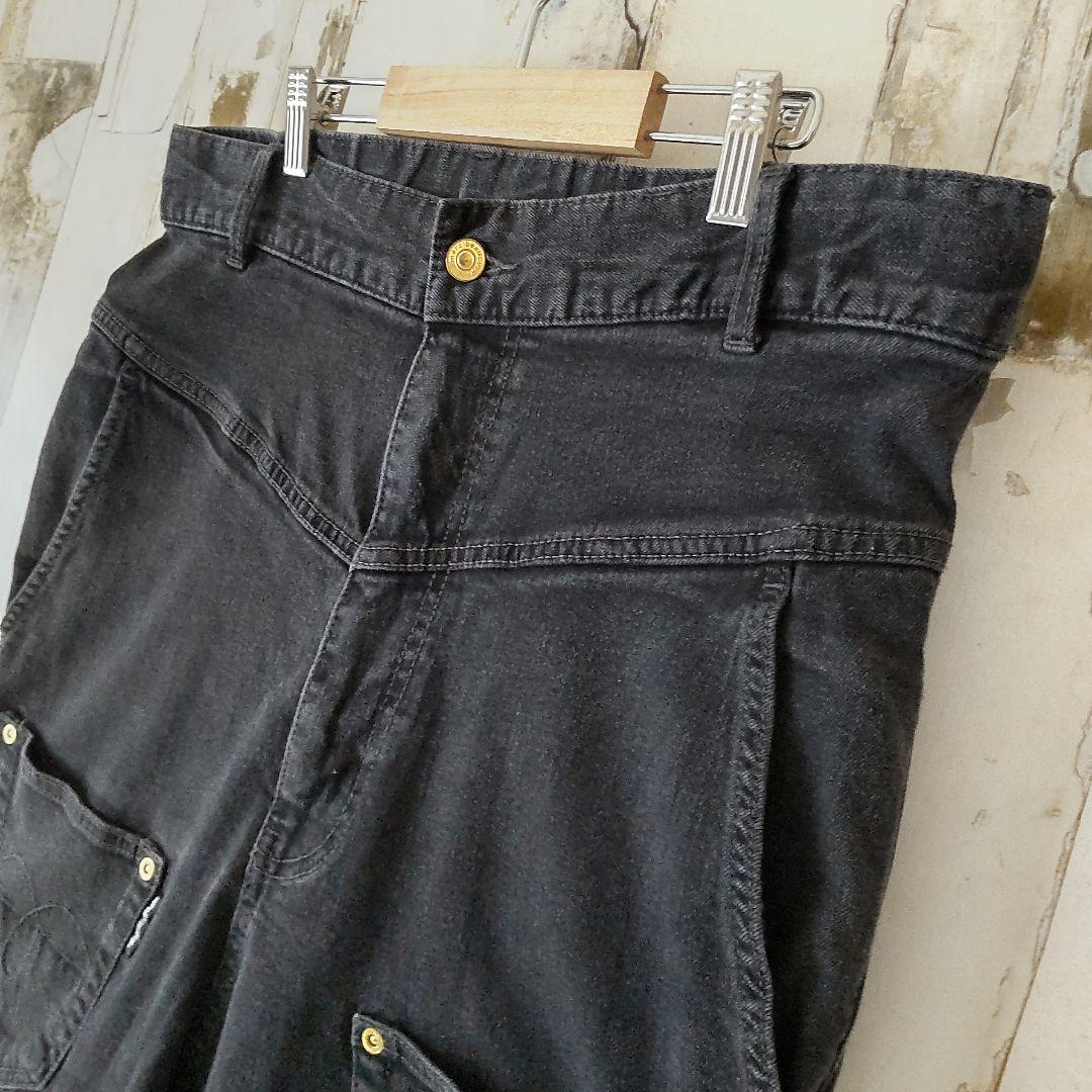メルシーボークー mercibeaucoupうしろまえデニムパンツ4 XL