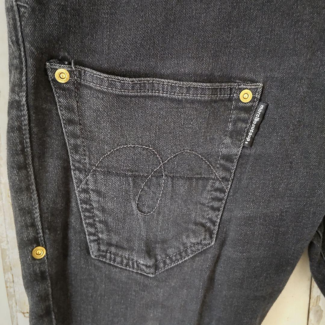 メルシーボークー mercibeaucoupうしろまえデニムパンツ4 XL
