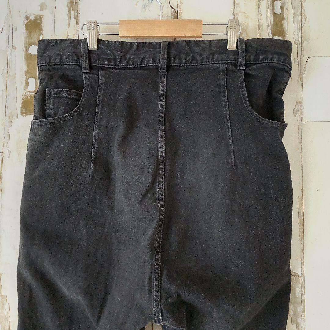 メルシーボークー mercibeaucoupうしろまえデニムパンツ4 XL