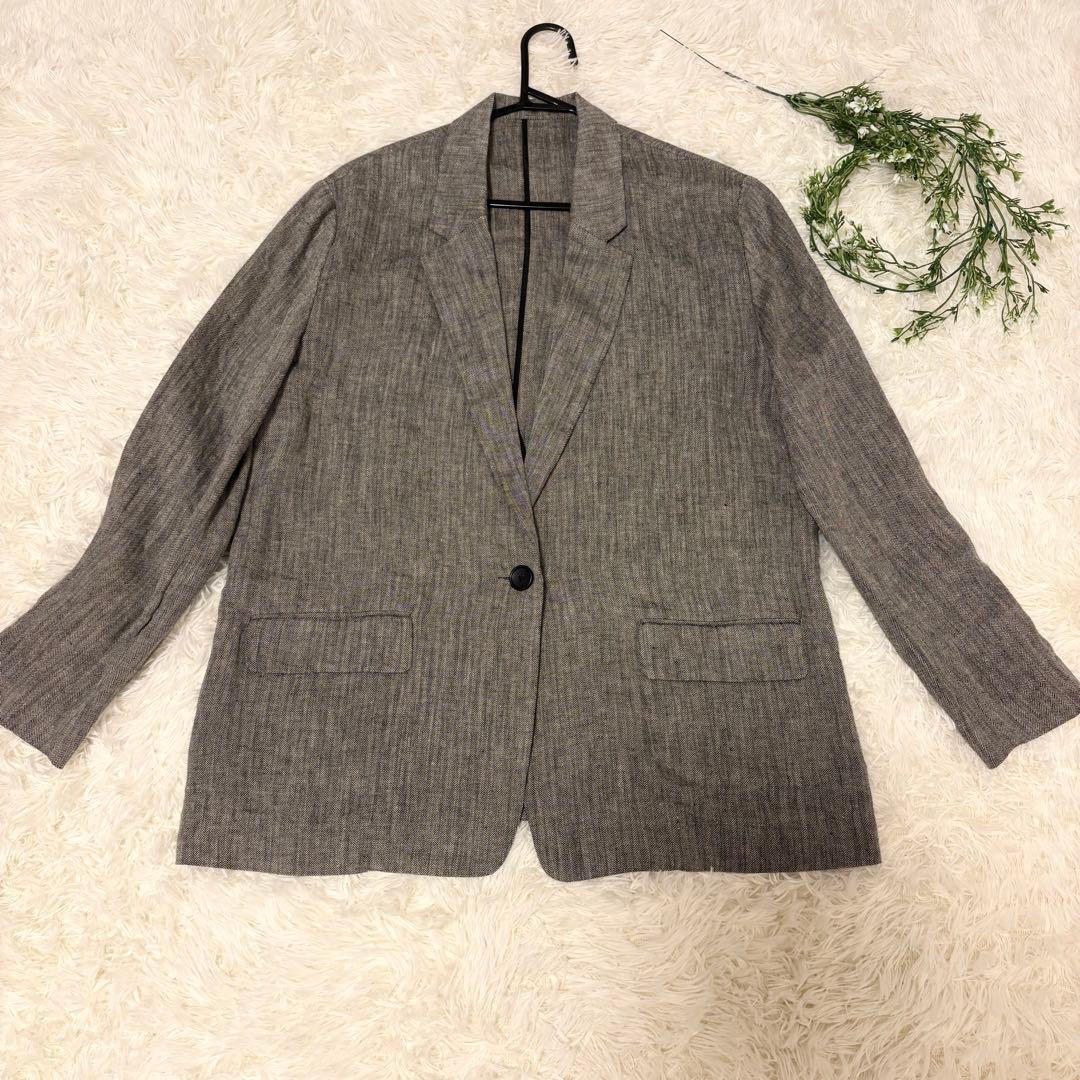 【24SS✨リネン100%】 Spick&Span リネンエアリージャケット