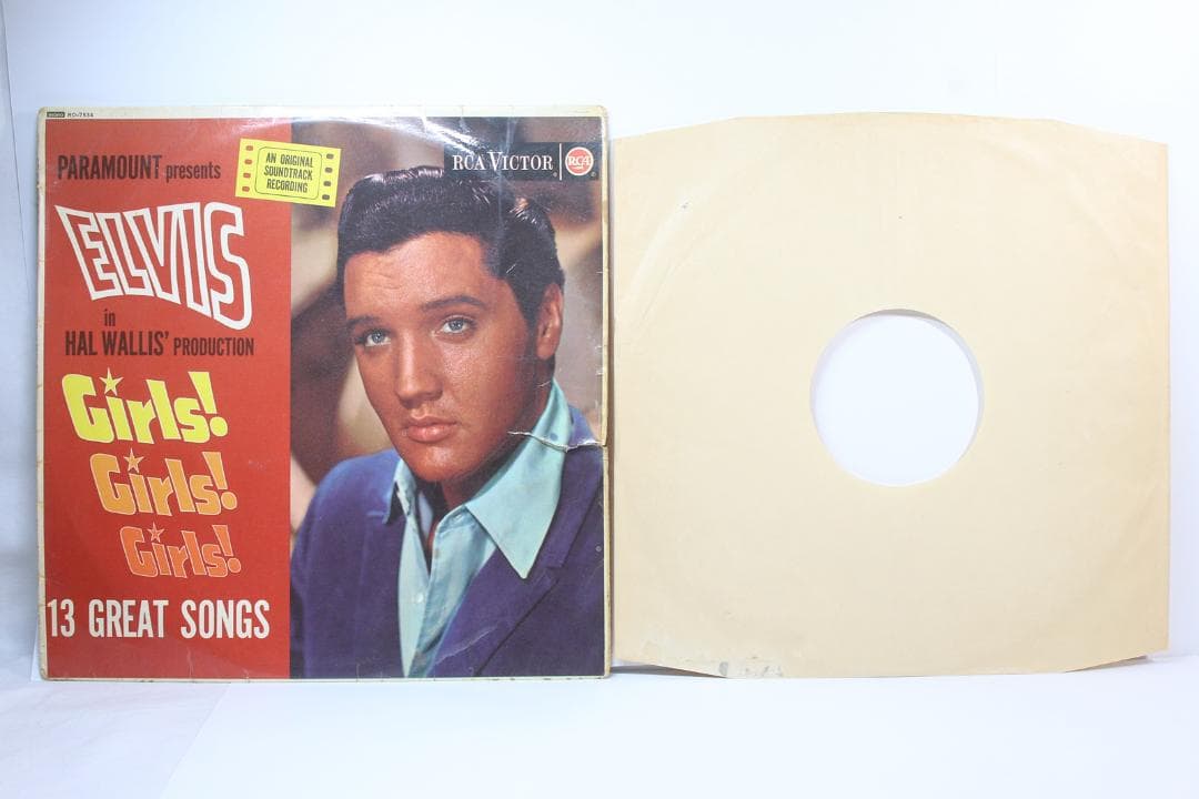 英LP Elvis Presley Girls! Girls! Girls!
