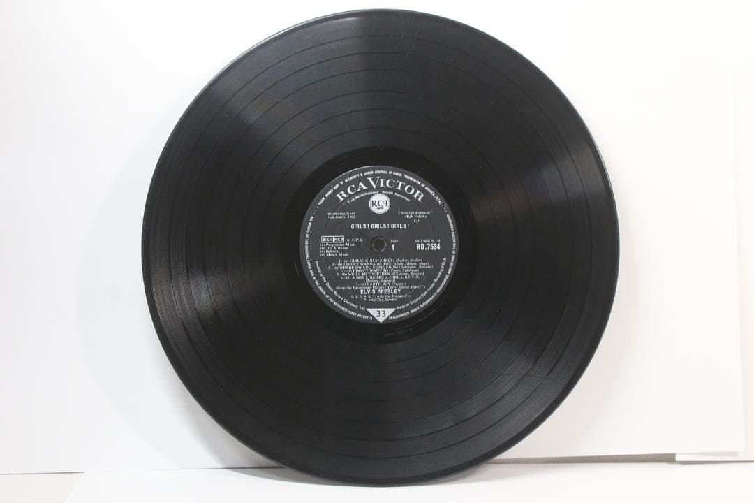 英LP Elvis Presley Girls! Girls! Girls!