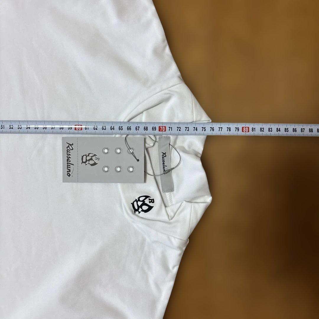 ☆新品☆Russeluno ラッセルノ　ホワイト 長袖シャツLL 裏起毛