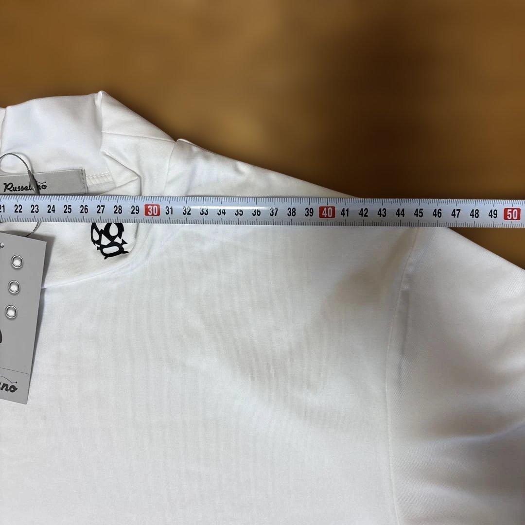 ☆新品☆Russeluno ラッセルノ　ホワイト 長袖シャツLL 裏起毛
