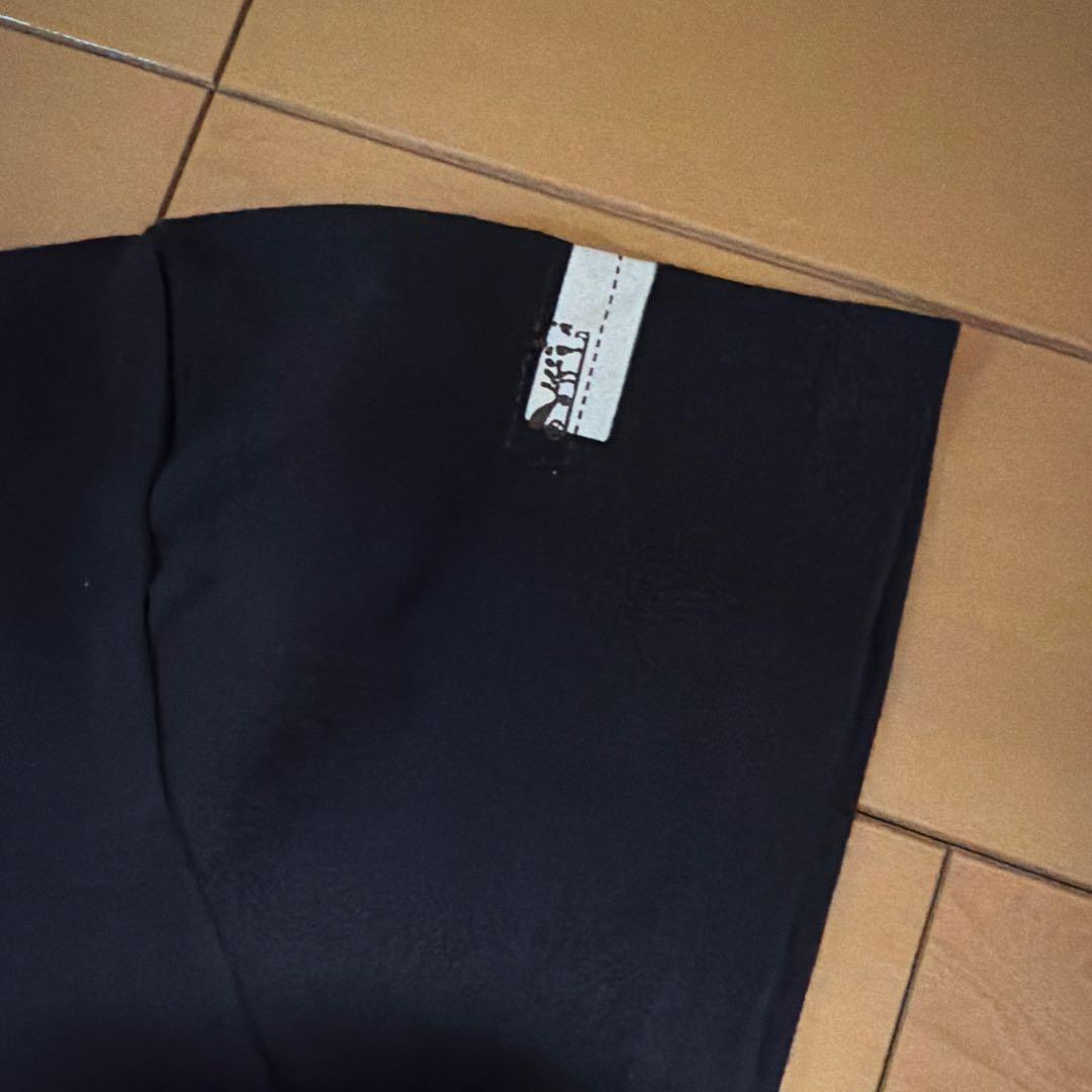 HERMES ブラック　Tシャツ　ロゴ　オールドHERMES S