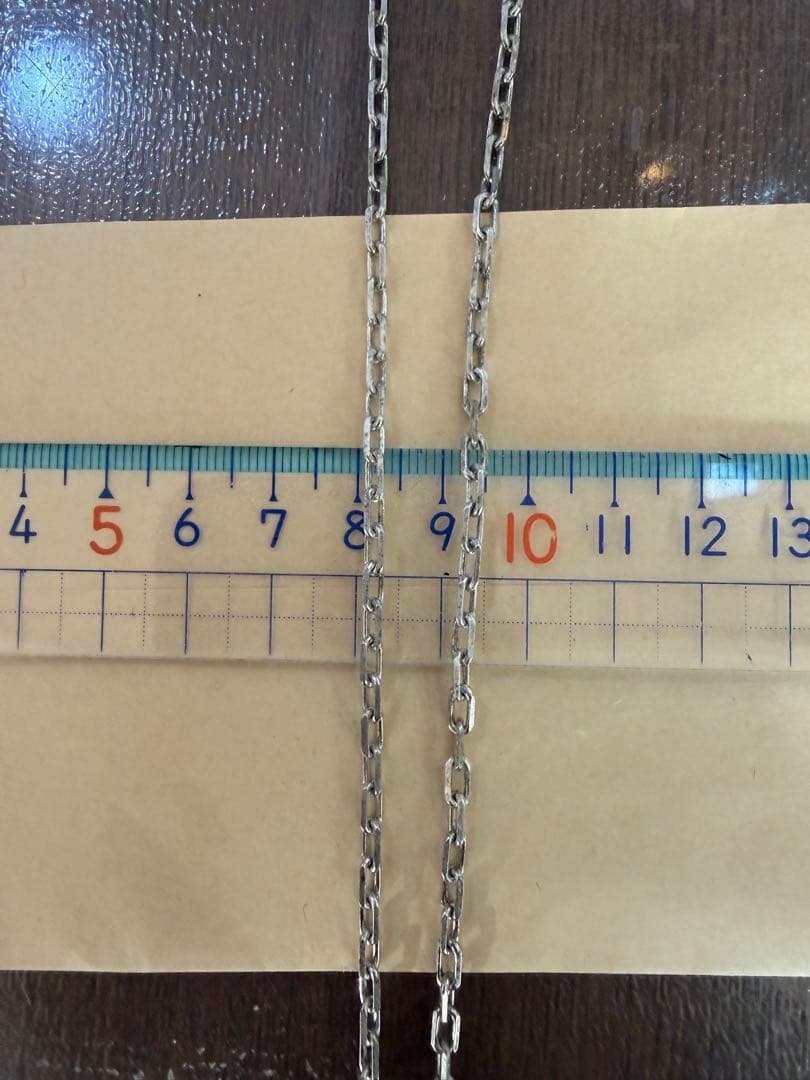 シルバー925 ネックレス Lチェーン 全長60cm 12.8g 最終値引き激安