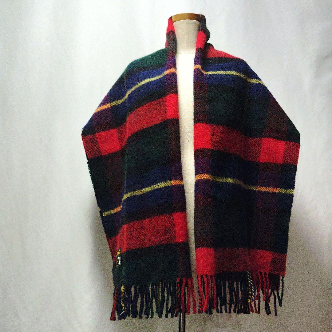 TWEEDMILL　ツイードミル　大判ストール　チェック　ウール　イギリス製