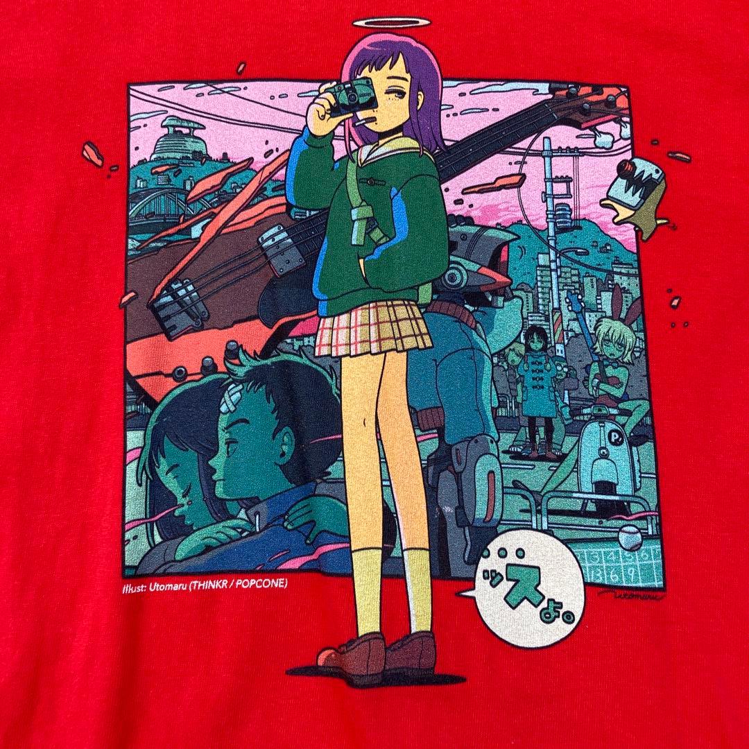 オフィシャルアイテム FLCL アニメキャラクター Tシャツ M Y2K