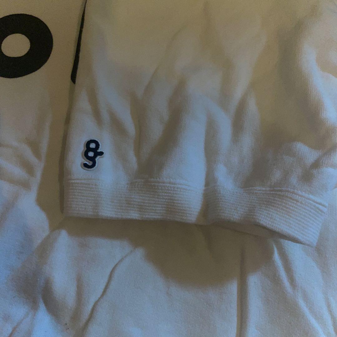 【通販在庫なし】8g shoot 裏起毛Tシャツ　ホワイト　XLサイズ
