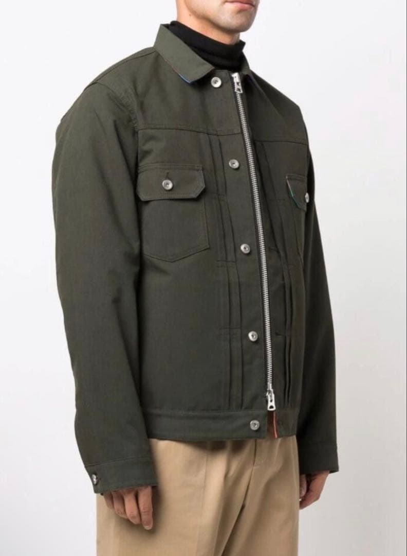 Sacai × Kaws Bonding Blouson Green 2
