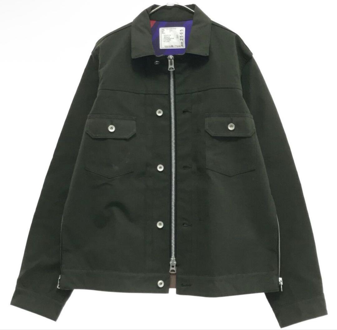 Sacai × Kaws Bonding Blouson Green 2