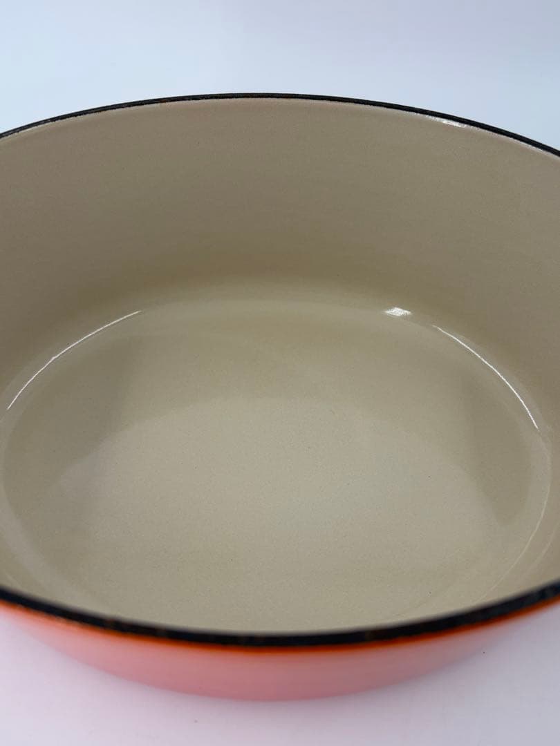 LE CREUSET ルクルーゼ オーバル 25cm オレンジ 両手鍋