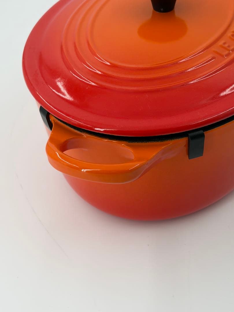 LE CREUSET ルクルーゼ オーバル 25cm オレンジ 両手鍋