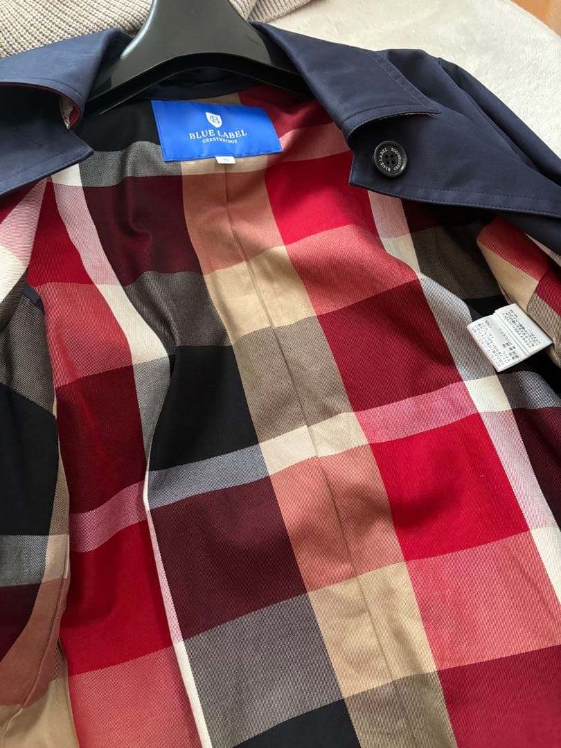 美品♡BLUE LABEL CRESTBRIDGE コート 36 ネイビー
