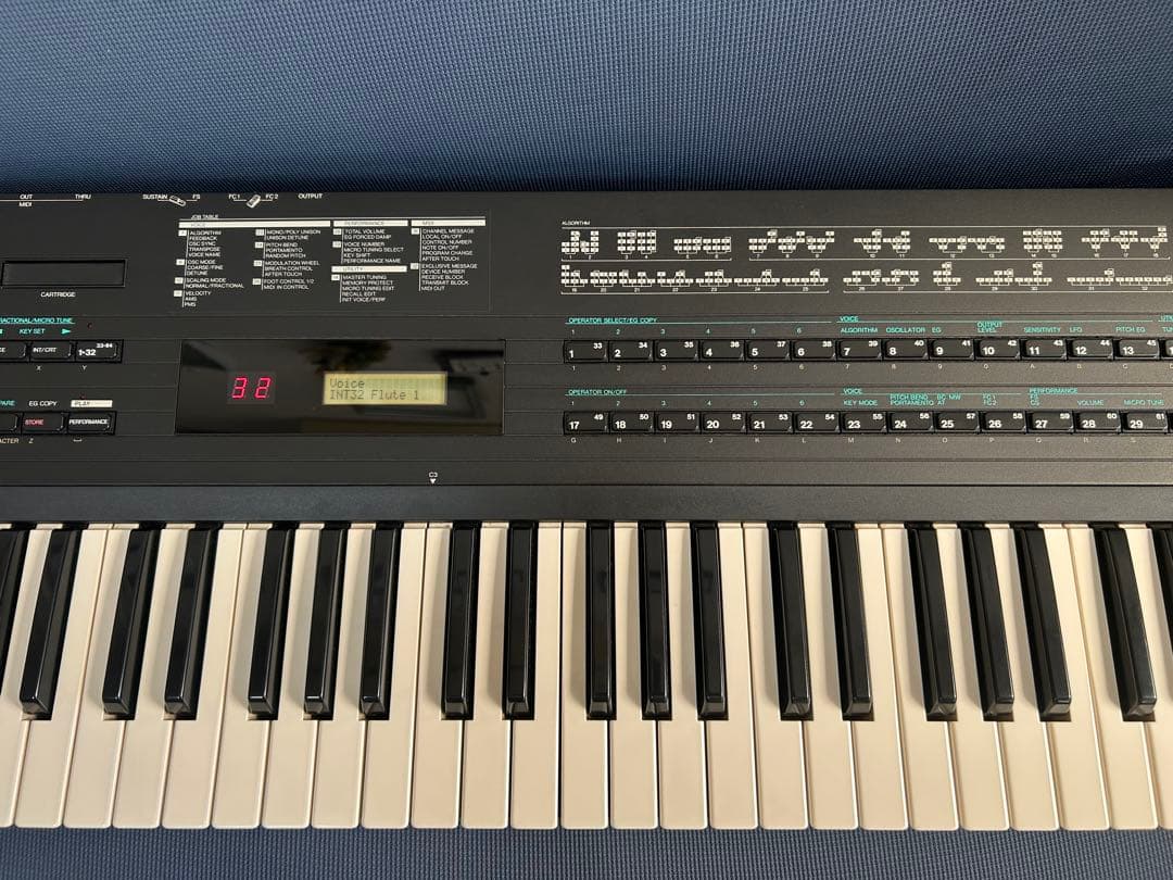 【動作確認済】YAMAHA DX7s シンセサイザー キーボード ヤマハ