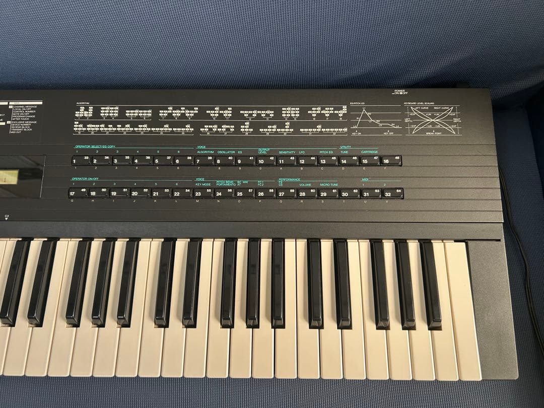 【動作確認済】YAMAHA DX7s シンセサイザー キーボード ヤマハ