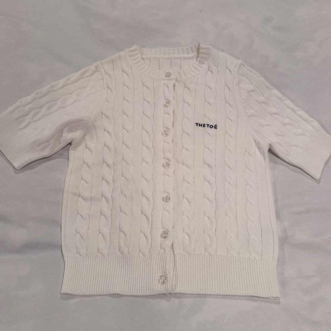 THE TOE Souvlaki TOE Cardigan 半袖カーディガン