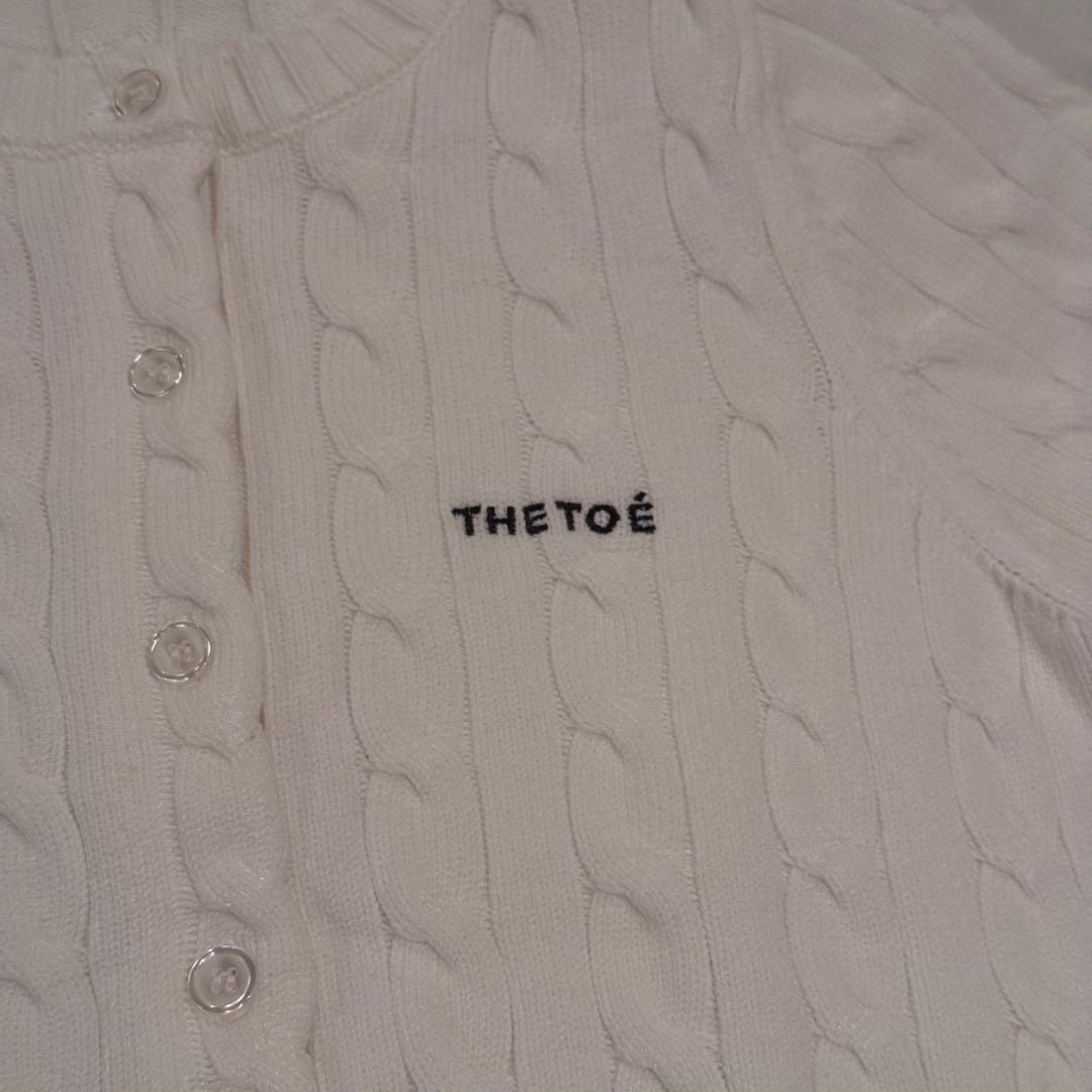 THE TOE Souvlaki TOE Cardigan 半袖カーディガン