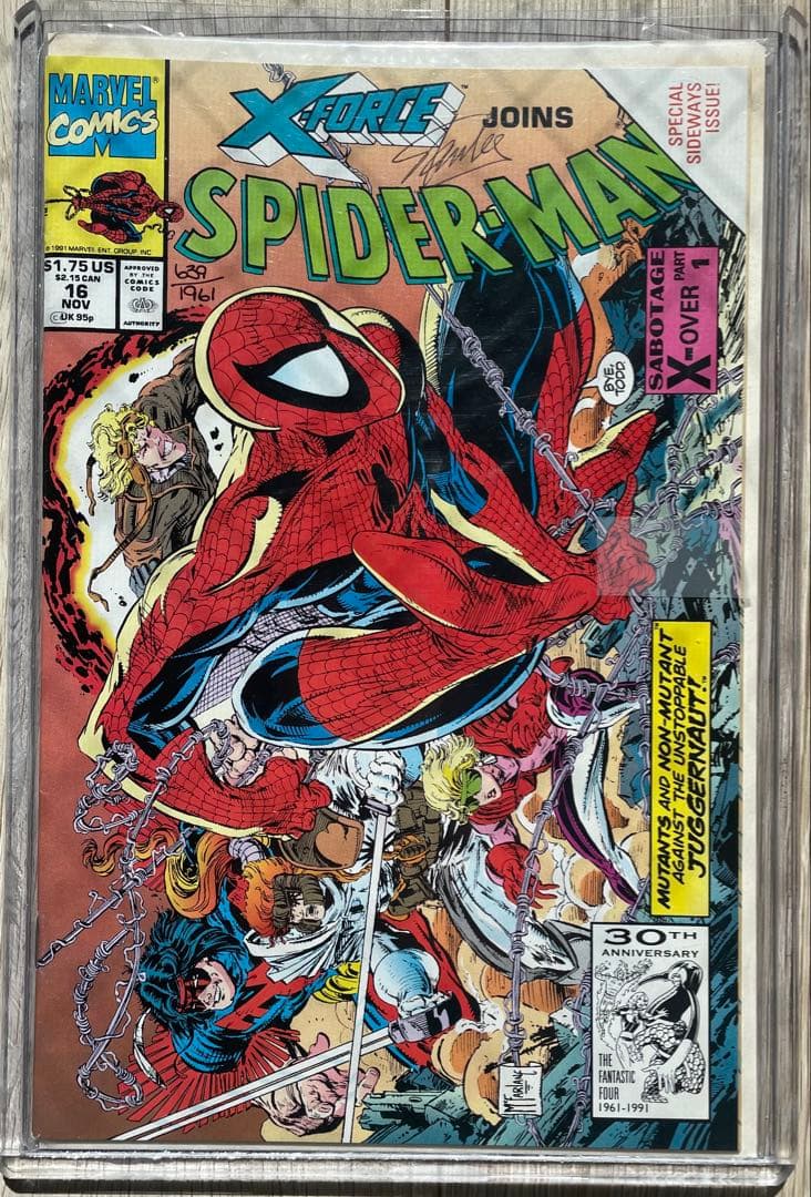 Stan Lee直筆サイン スパイダーマン#16 Spiderman