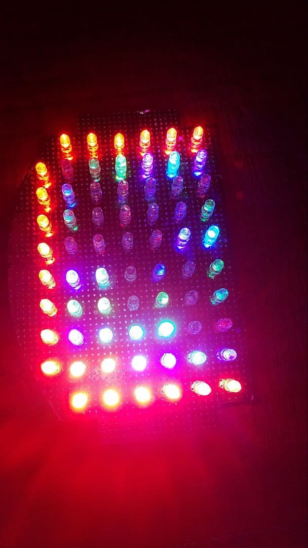 GS400 流れるようなLEDテールランプ　レインボー　基盤　RGB