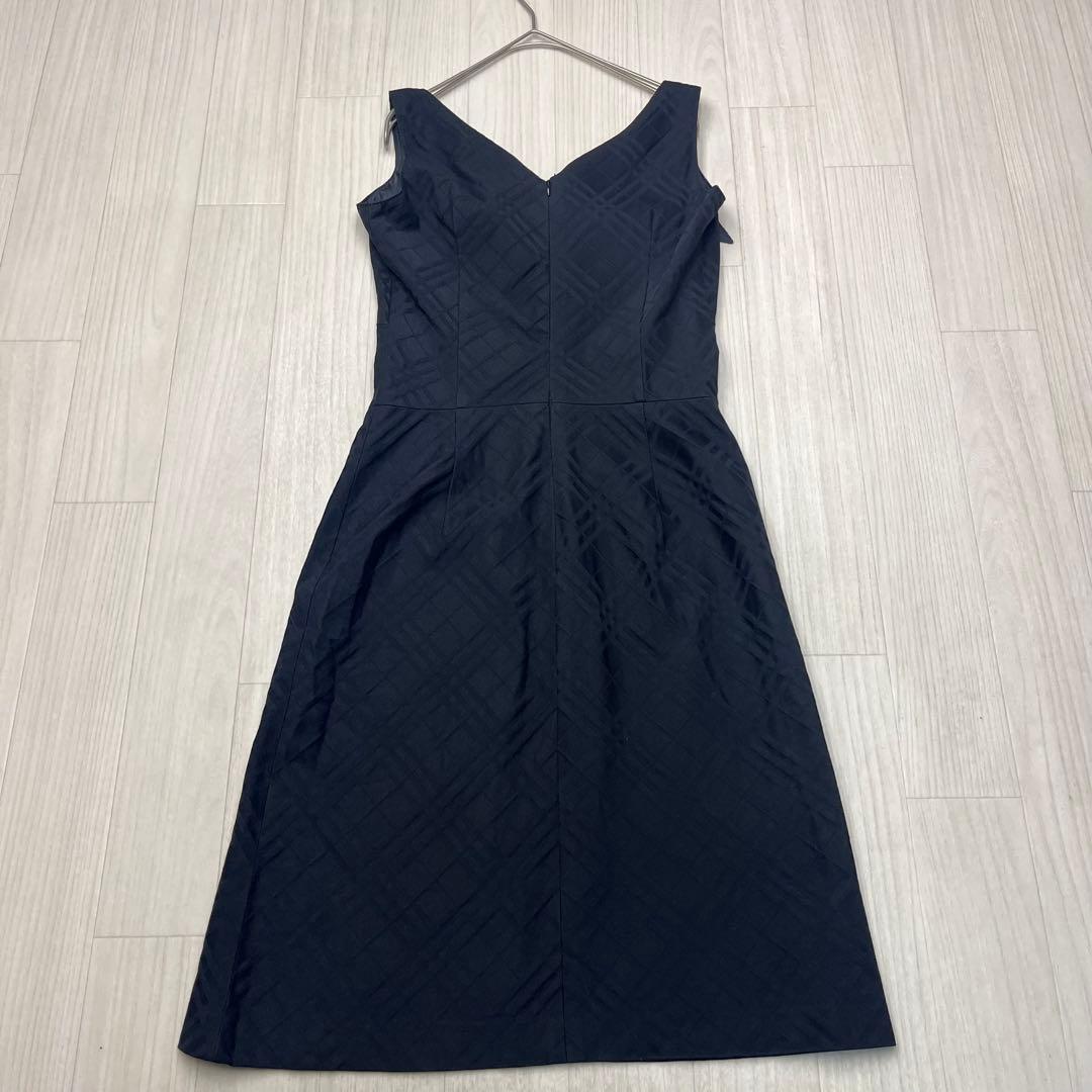 ■ バーバリーブルーレーベル　ノースリーブワンピース　シャドーチェック　36