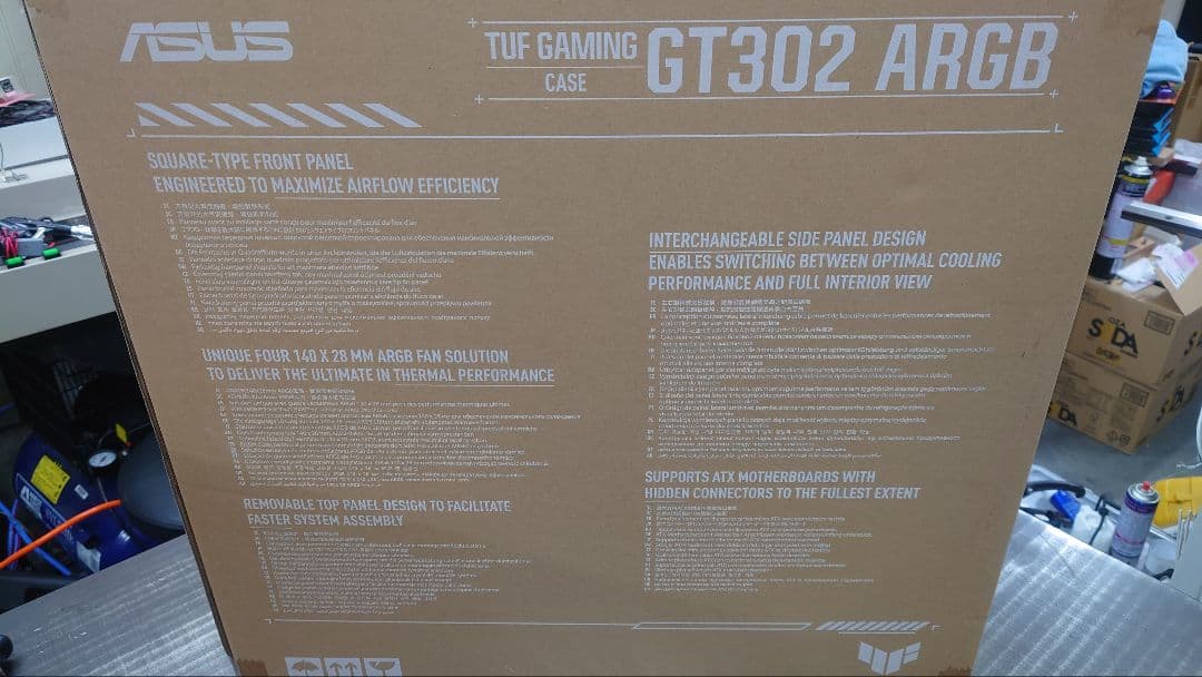 最終価格 TUF GAMING GT302 ARGB ミドルタワーPCケース