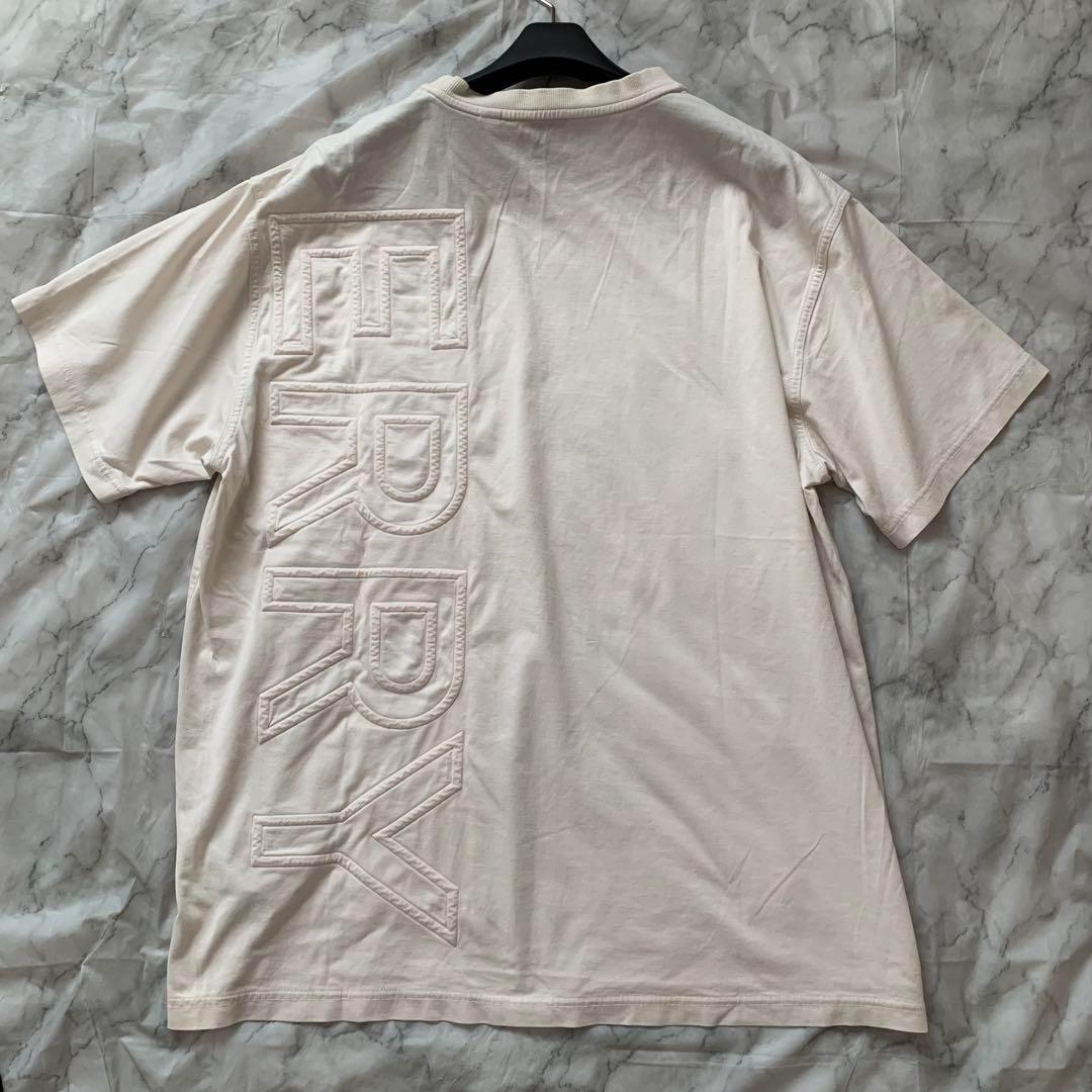 未使用級 レア✨バーバリー 現行 Tシャツ 半袖 ロゴ ベージュ Mサイズ