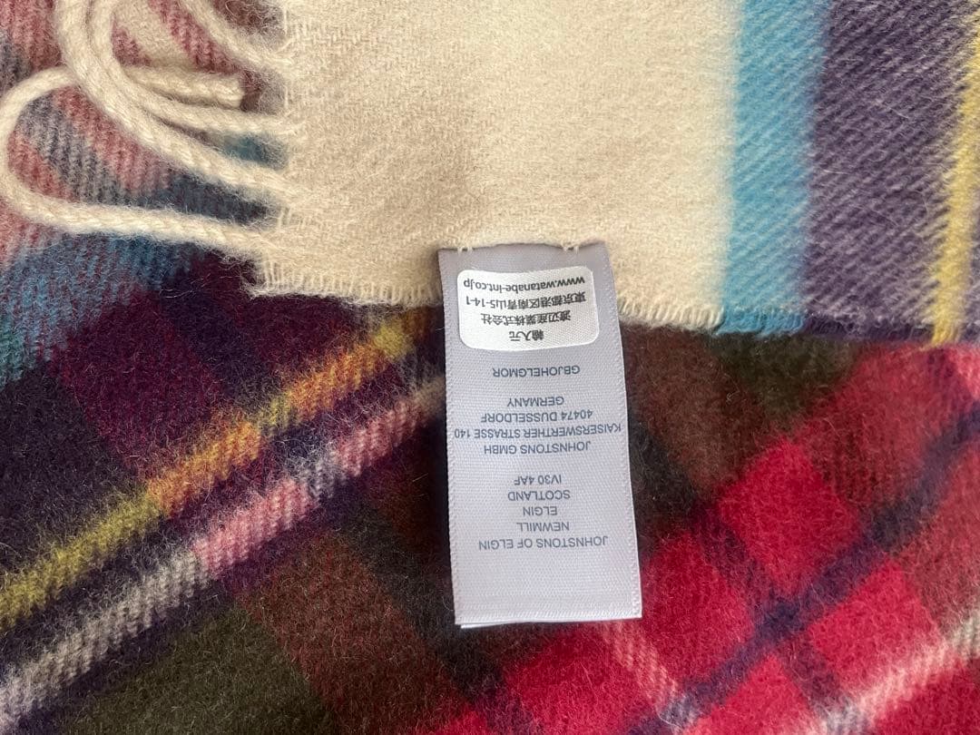 Johnstons of Elgin カシミアマフラー