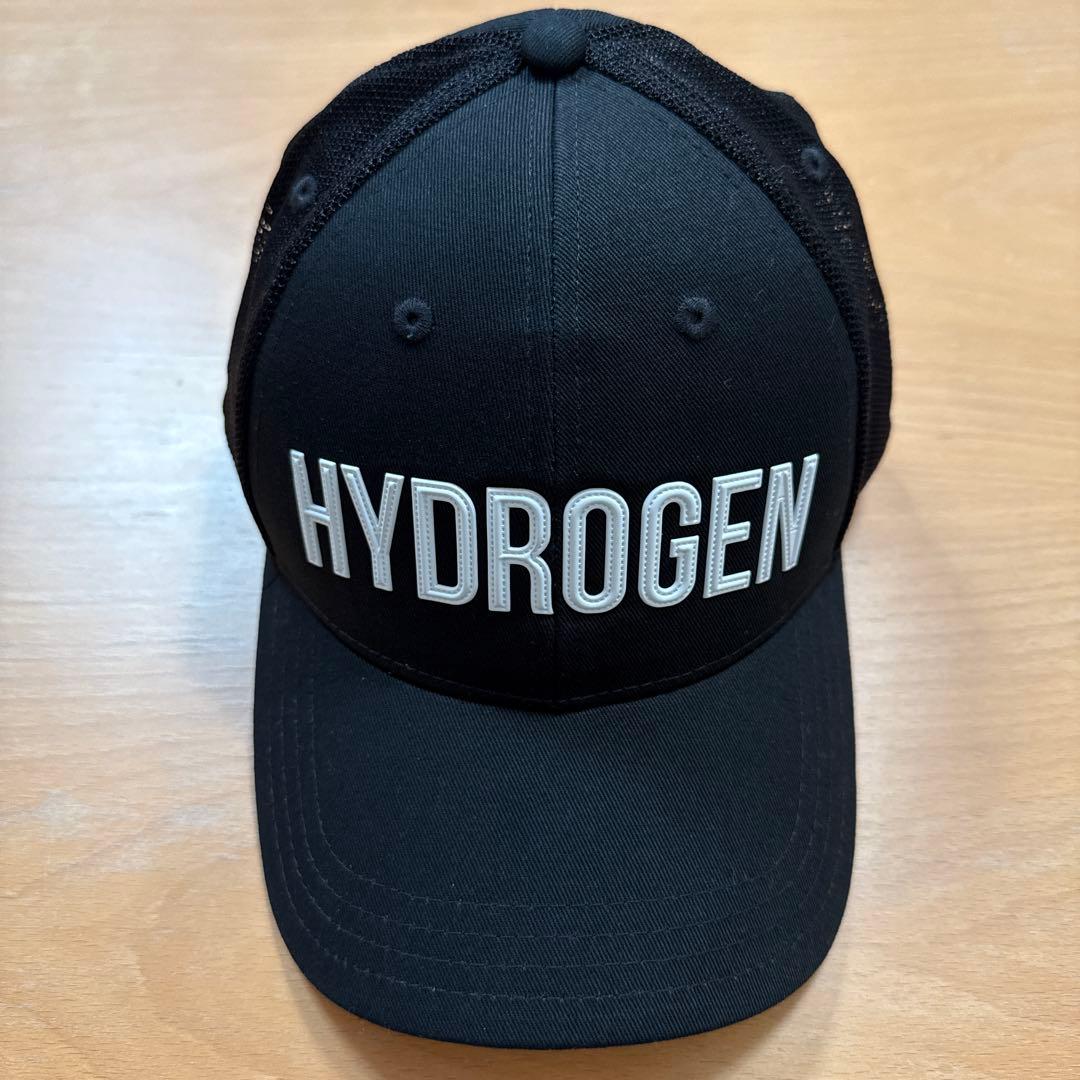 新品　HYDROGEN ハイドロゲン　サイドメッシュキャップ ブラック黒