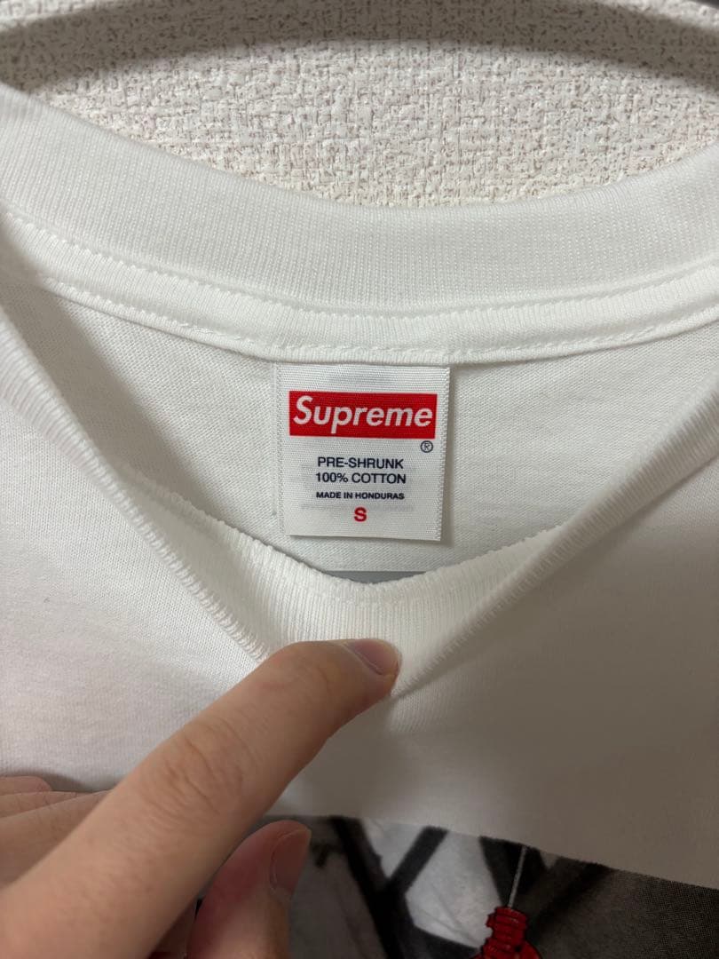 Supreme x Spider-Man Tee \"White\" Sサイズ