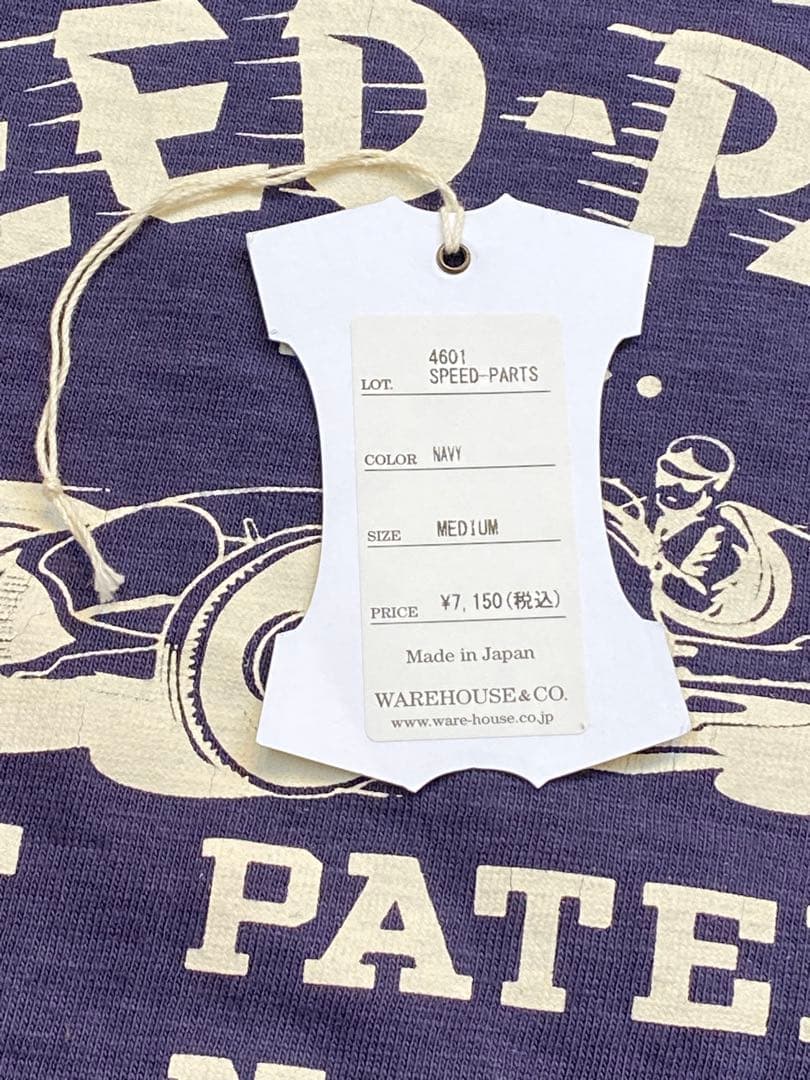 WAREHOUSE ウエアハウス　SPEED-PARTS Tシャツ ナスコン　M